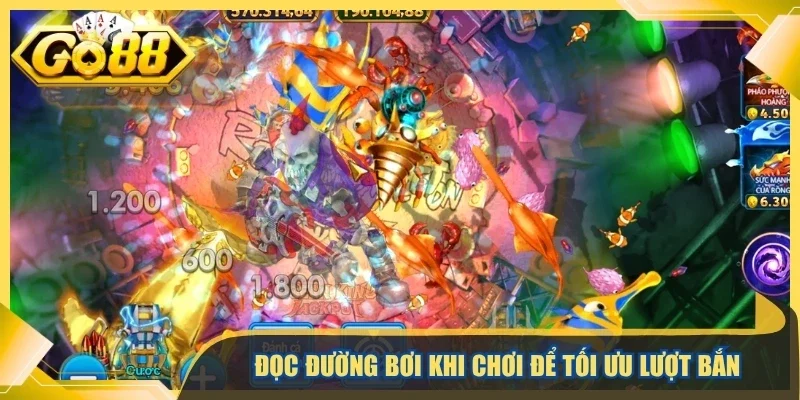 Đọc đường bơi khi chơi để tối ưu lượt bắn