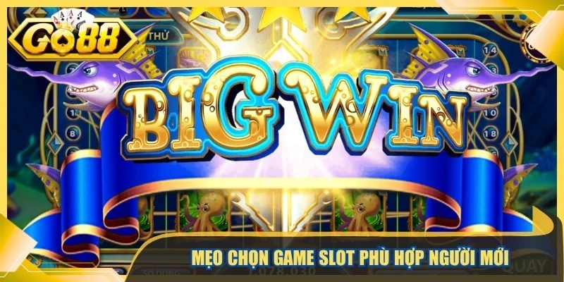 Mẹo chọn game slot phù hợp người mới