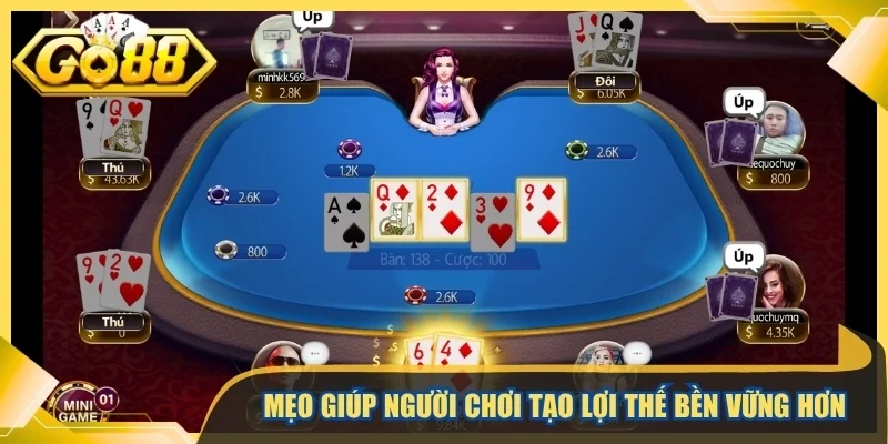 Mẹo giúp người chơi tạo lợi thế bền vững hơn
