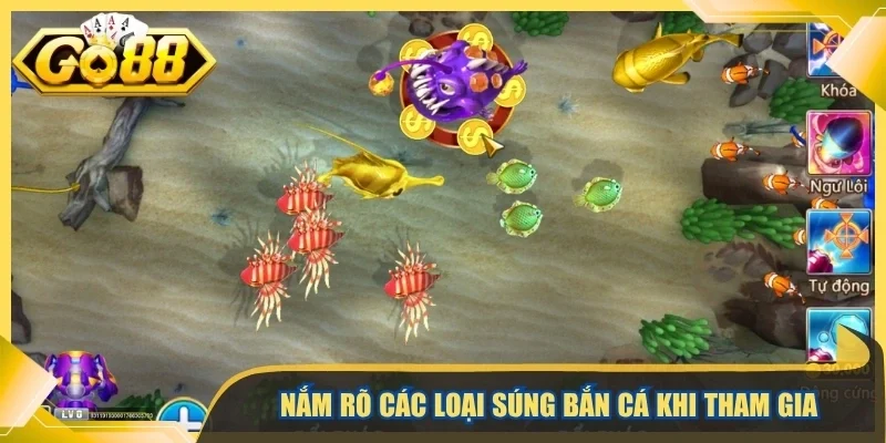 Nắm rõ các loại súng bắn cá khi tham gia